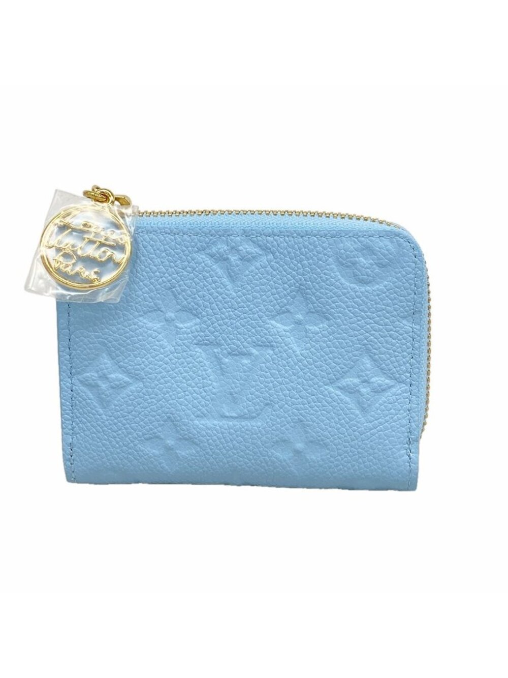 Louis Vuitton Wallet Monogram Empreinte Portefeuille Noah Compact Gray Blue